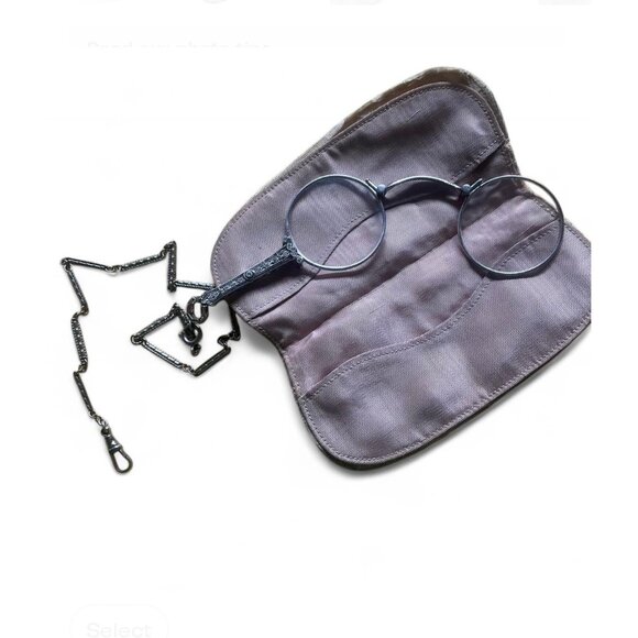 Antique Folding Reading Glasses Victorian era Opera Glasses - Picture 5 of 8